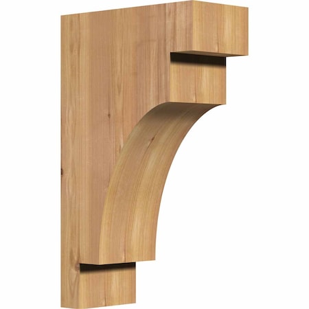 Ekena Millwork Mediterranean Smooth Corbel, Western Red Cedar, 5 1/2"W x 12"D x 20"H COR06X12X20MED00SWR